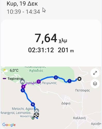 sta vimata tou Agiou Ignatiou map
