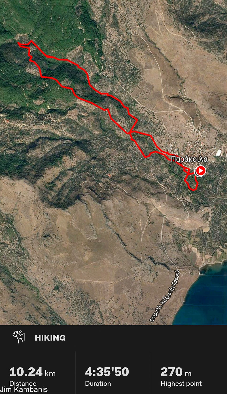 Parakoila map